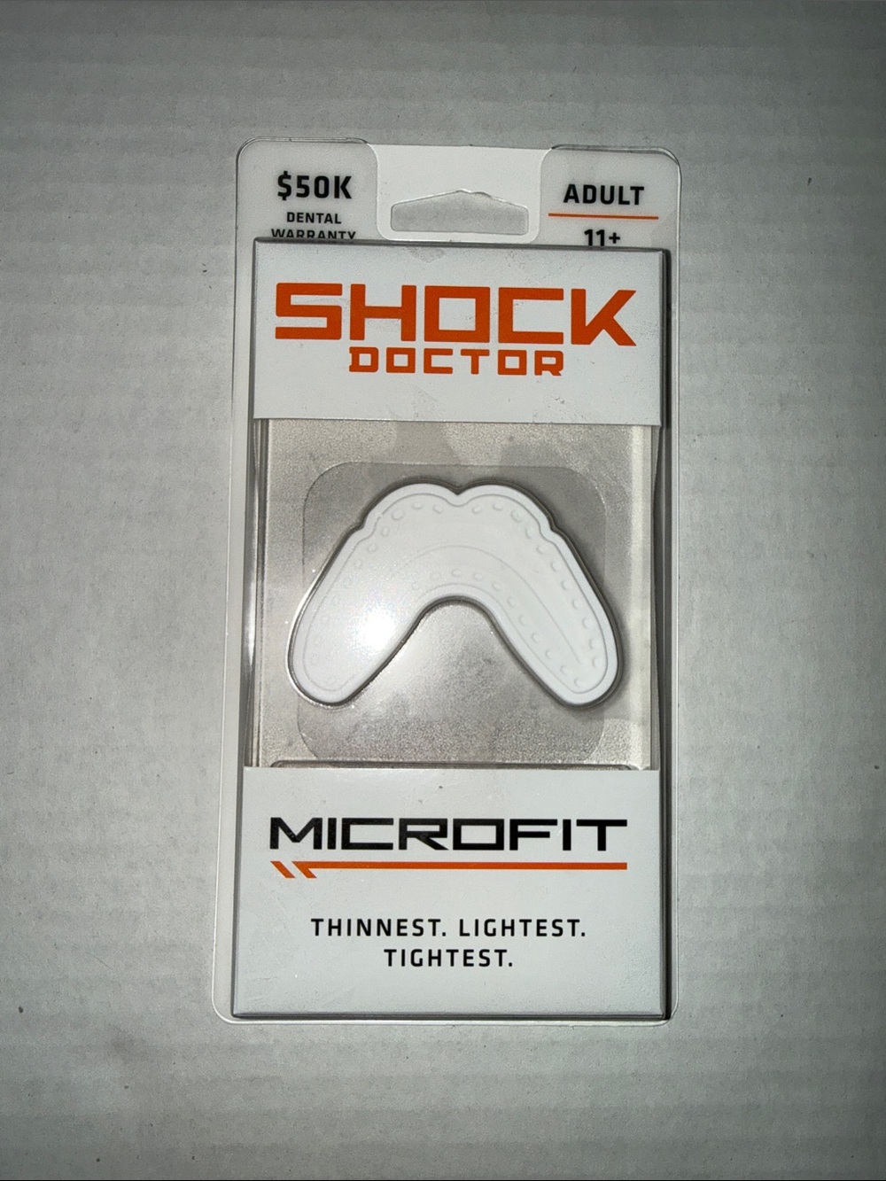 Shock Doctor MicroFit Adult Mouthguard - White